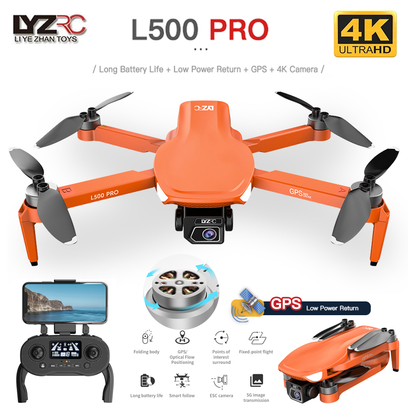 Drone Vs Rc Helicopter - L500 PRO GPS 드론, 4K 전문