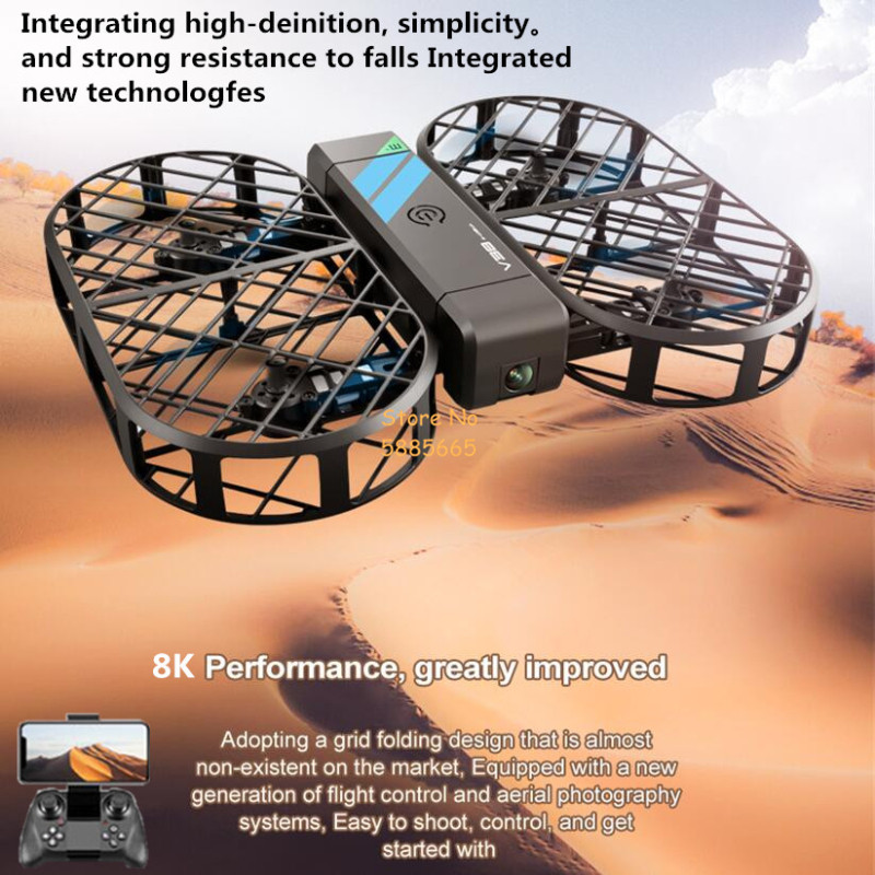 Drone Ae Rc - 8K HD 카메라 360 ° 보호
