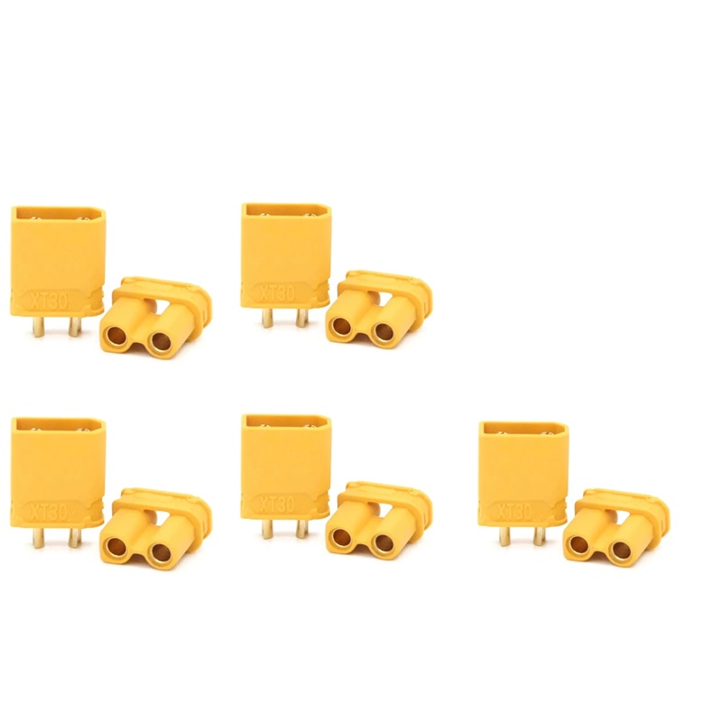 Drone Rc Link - 5/10pairs XT30 XT 30 총알 커넥터