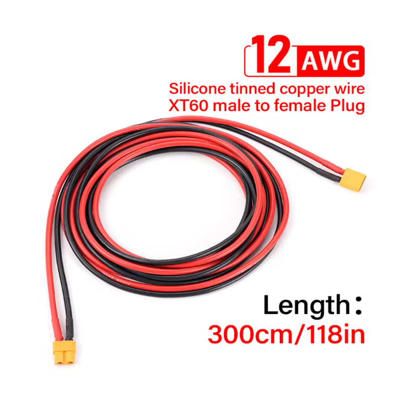 Drone Rc Link - 12AWG XT60 남성 여성 변환 플러그