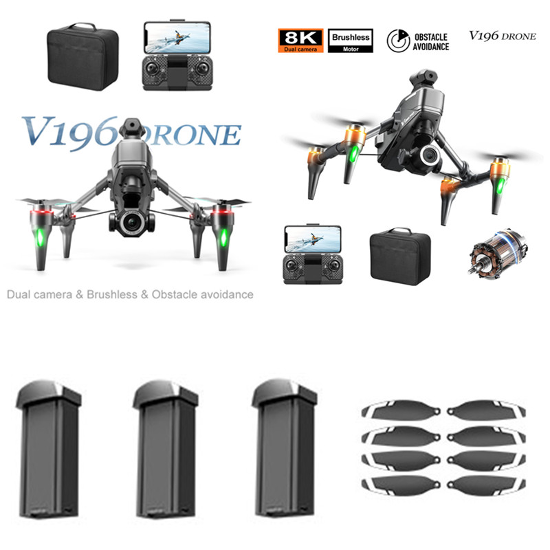 Drone V196 Rc - V196 브러시리스 광학 흐름 장애물 회피