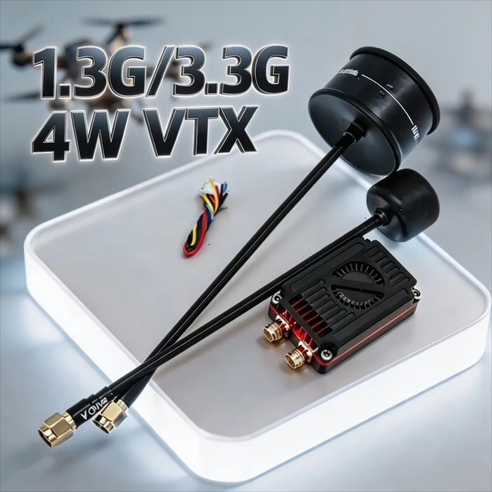 Vtx Video Transmitter - Rushfpv Rush 1.3G/3.3G 4W 7-30V 듀얼
