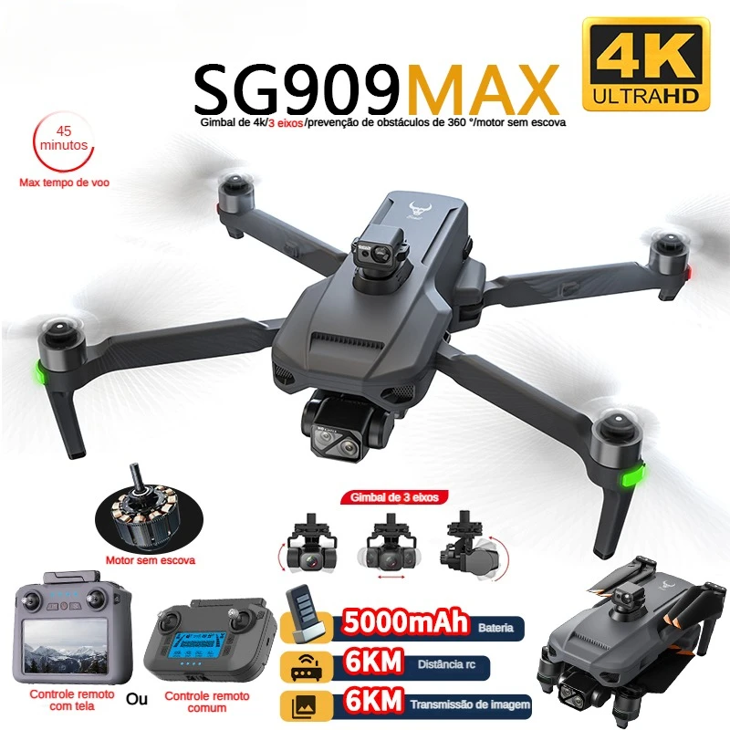 Drone Ae Rc - ZLL SG909 SG909MAX 전문 드론 4K