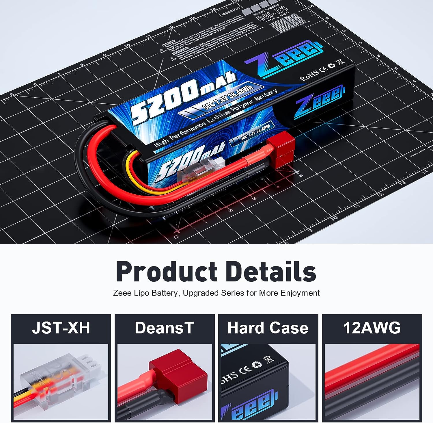 Zeee 5200mAh 2S RC Lipo 배터리 7. - Drone Rc Link 리뷰 및 가격