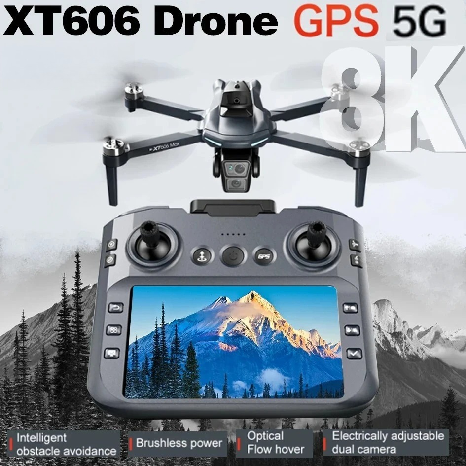 오리지널 XT606 드론 전문가용 8K HD 카메라 5 - Drone Ls Rc 리뷰 및 가격