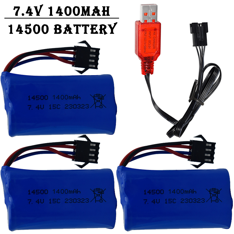 7.4V 1400mAh 14500 리튬 이온 배터리/S - Lipo Battery Charger 리뷰 및 가격