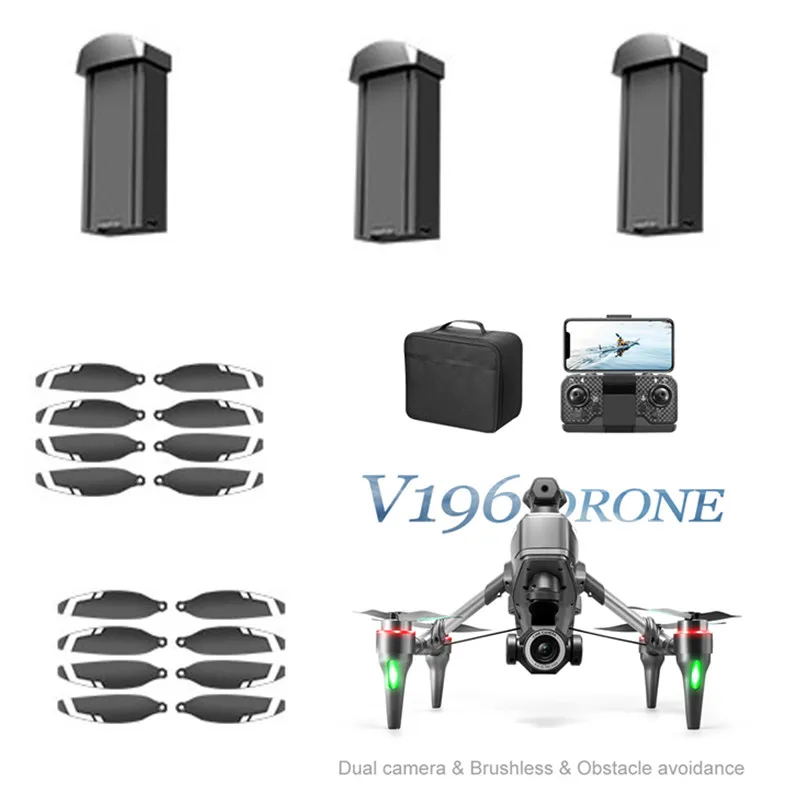 V196 PRO 드론 배터리, 3.7V 1800mAh, - Drone V196 Rc 리뷰 및 가격