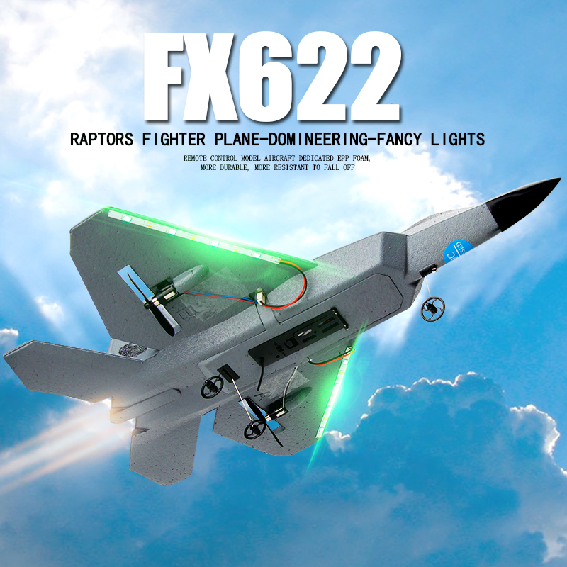 FX622 RC 글라이더 F22, LED 조명이 장착된 - Rc Wing Glider 리뷰 및 가격
