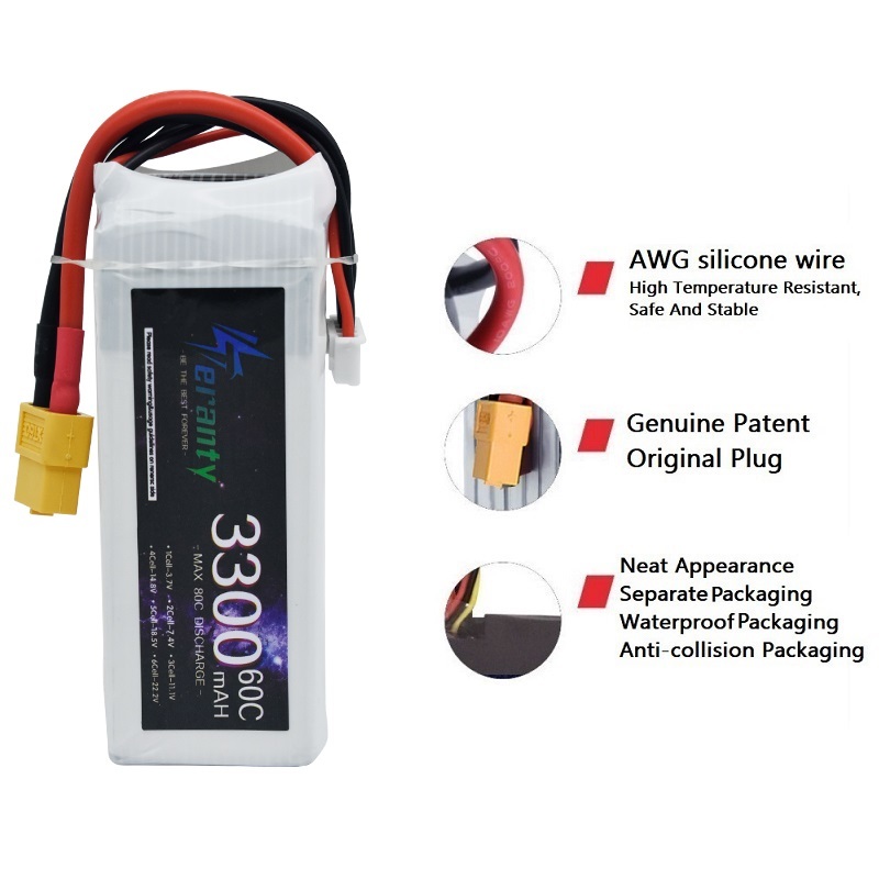 LiPo 충전식 배터리 4S 3300mAh 60C 14 - Drone Rc Link 리뷰 및 가격