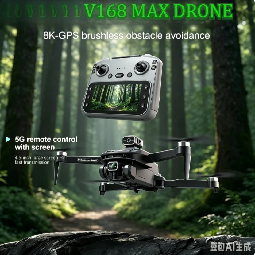 오리지널 V168 MAX 접이식 RC 드론 5G GPS - Drone Ls Rc 리뷰 및 가격