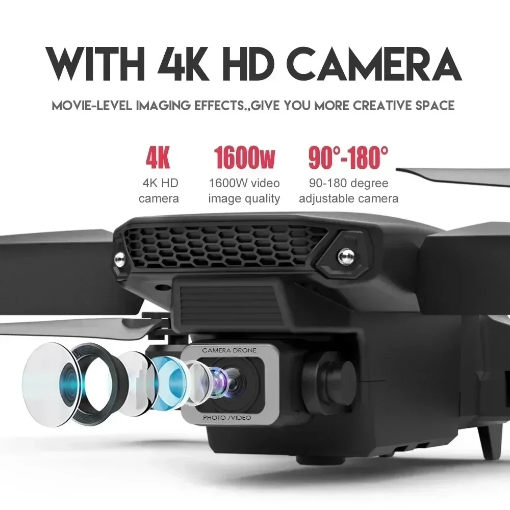 E88 프로 와이파이 FPV 드론, 광각 HD 4K 1 - Drone Ae Rc 리뷰 및 가격