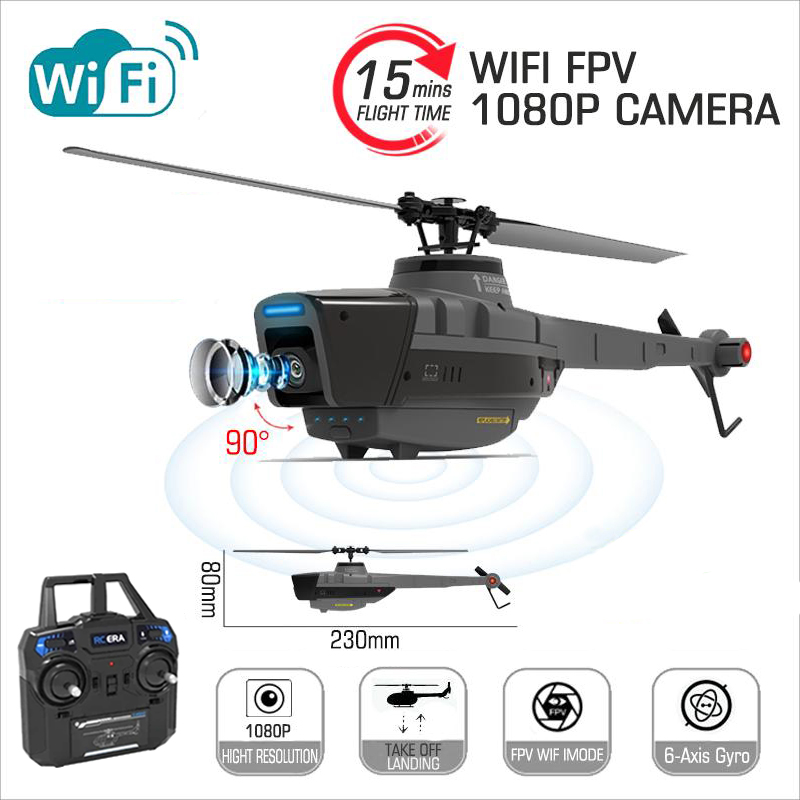 C128 2.4G RC 헬리콥터 4 프로펠러 720P  - Drone Vs Rc Helicopter 리뷰 및 가격