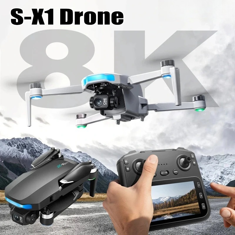 오리지널 S-X1 드론 8K HD 전문가용 WIFI 5 - Drone X1 Rc 리뷰 및 가격