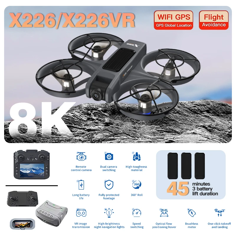 오리지널 X226 X226VR FPV RC 드론 접이식 - Drone Ls Rc 리뷰 및 가격