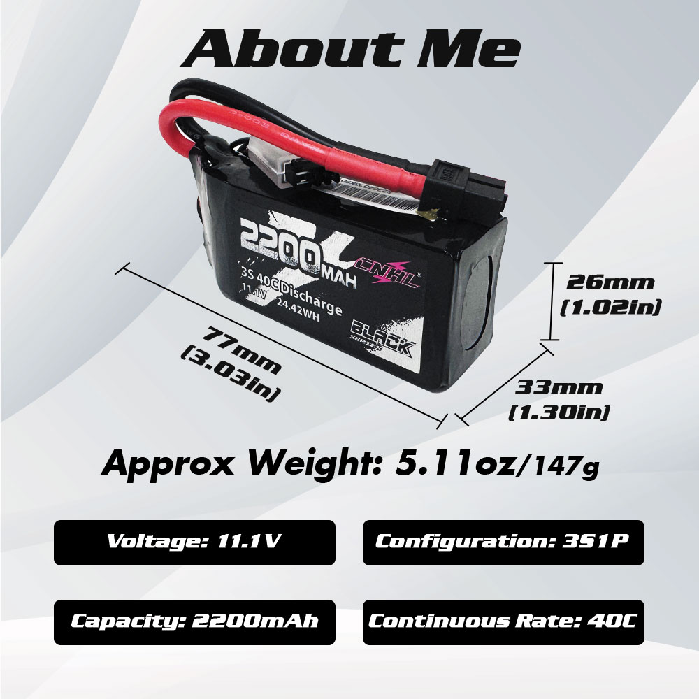 CNHL 3S Lipo 배터리, 40C, 2200 mA - Drone Rc Link 리뷰 및 가격
