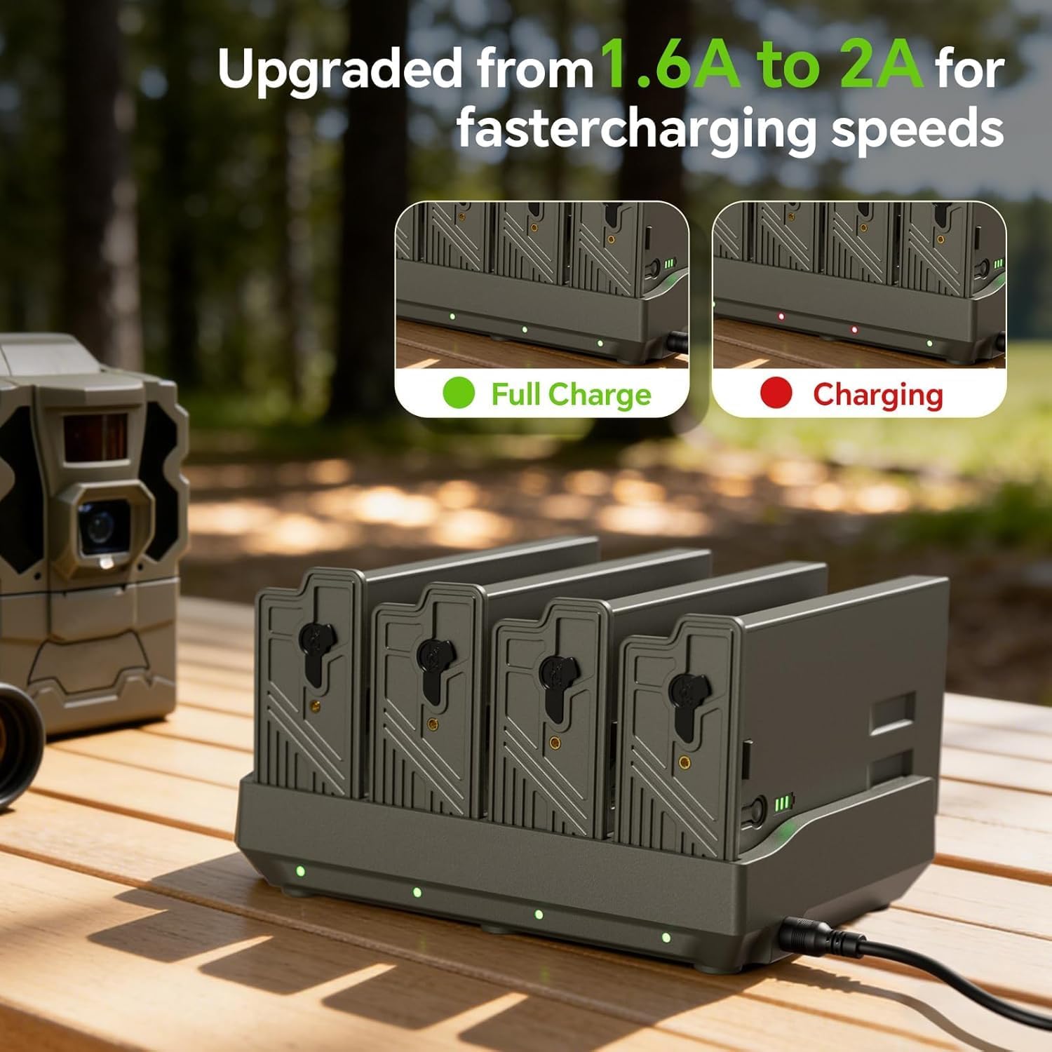 4팩 리튬 폴리머 배터리 세트, 4슬롯 충전기 포함,  - Lipo Battery Charger 리뷰 및 가격