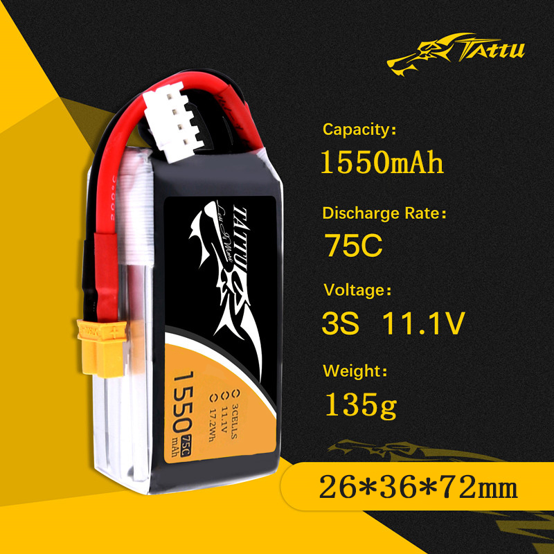 TATTU RC 헬리콥터 쿼드콥터용 LiPo 배터리,  - Drone Rc Link 리뷰 및 가격
